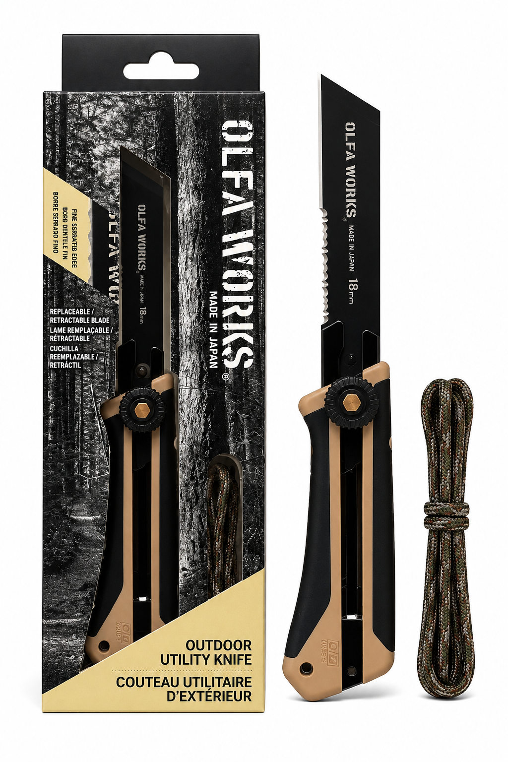 OLFA Works Outdoor Utility Knife